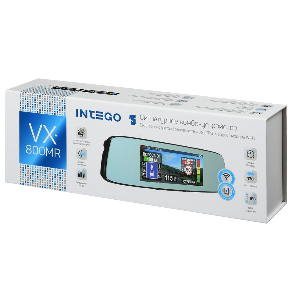 Внешний вид Видеорегистратор  INTEGO VX-800MR