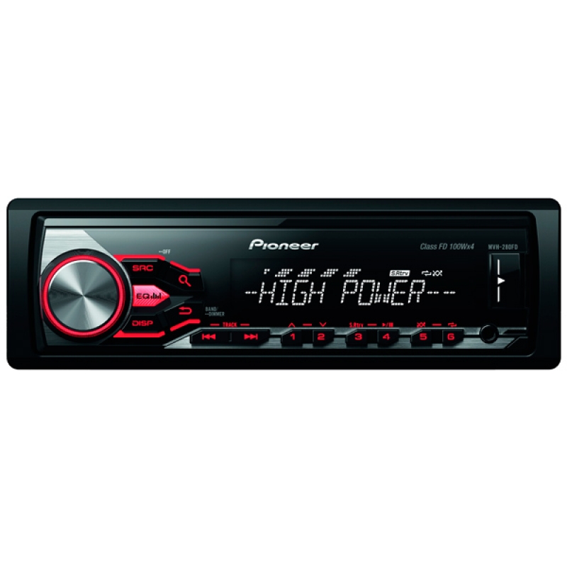 Внешний вид Автомагнитола Pioneer MVH-280FD