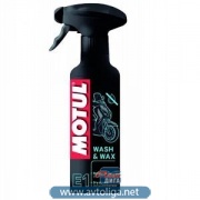 Очиститель MOTUL E1 Wash & Wax, 0.4 л 